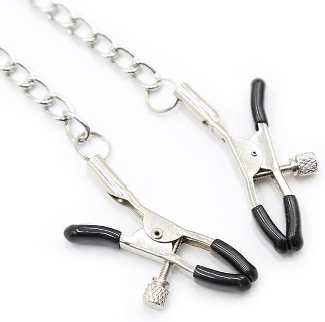 Sexy Nipple & Pussy Clamps with Chain