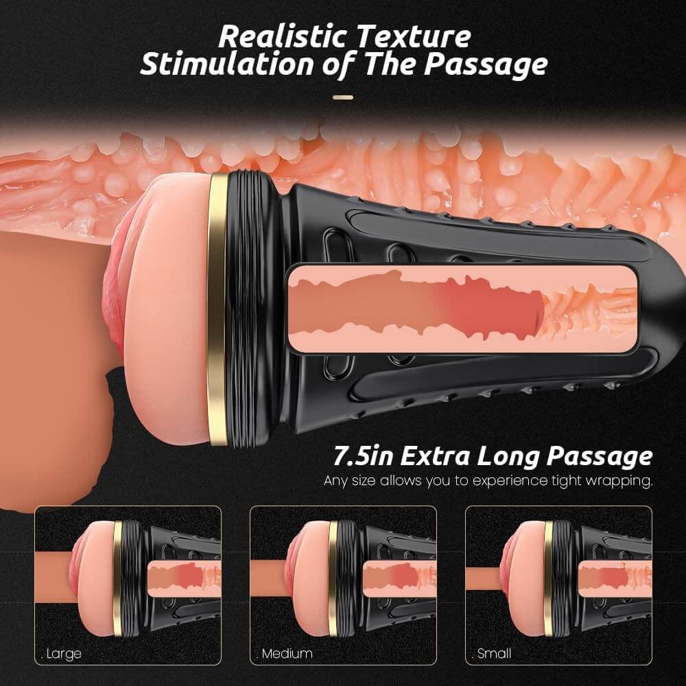 Male Masturbator Realistic Pocket Pussy Toy