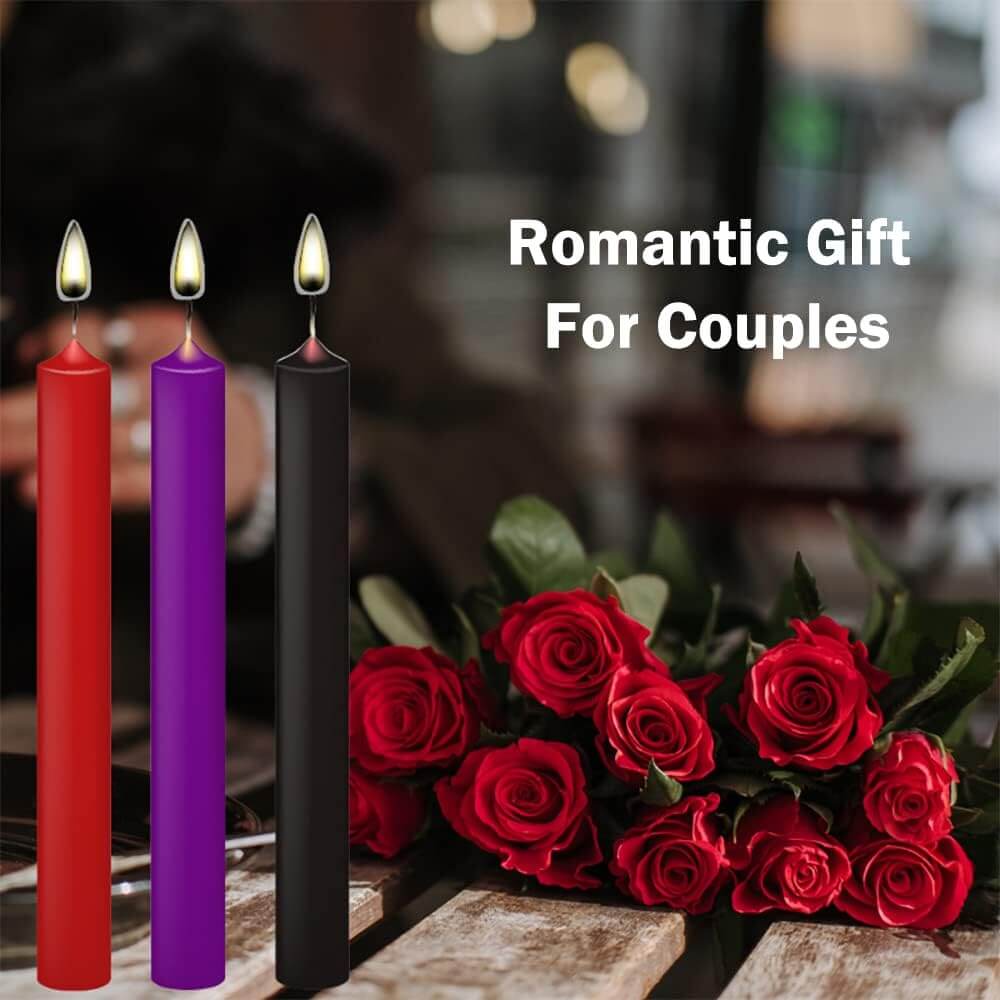 Low Temperature Wax Play Candles - 3 Pack
