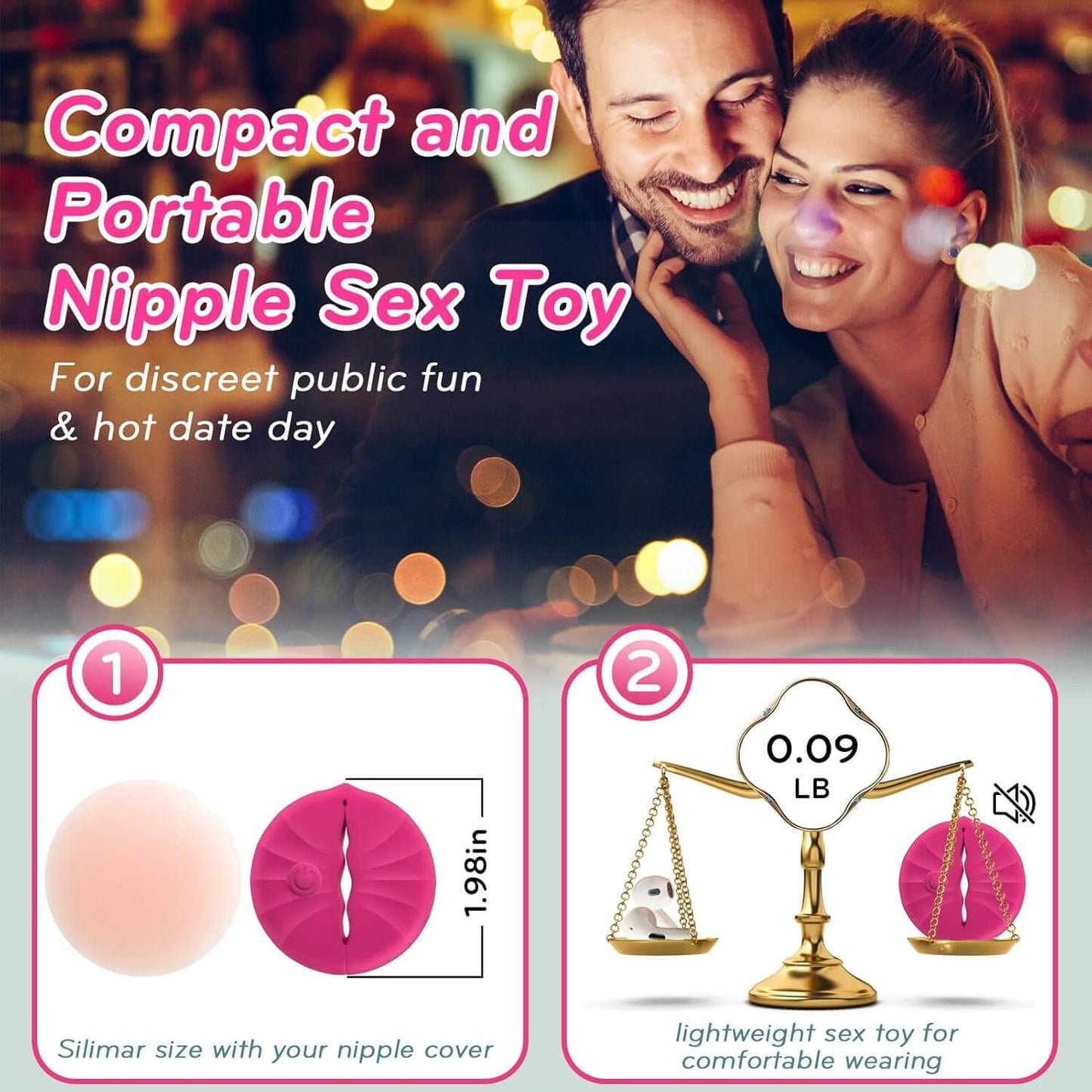 Nipple Clamps Silicone Vibrator
