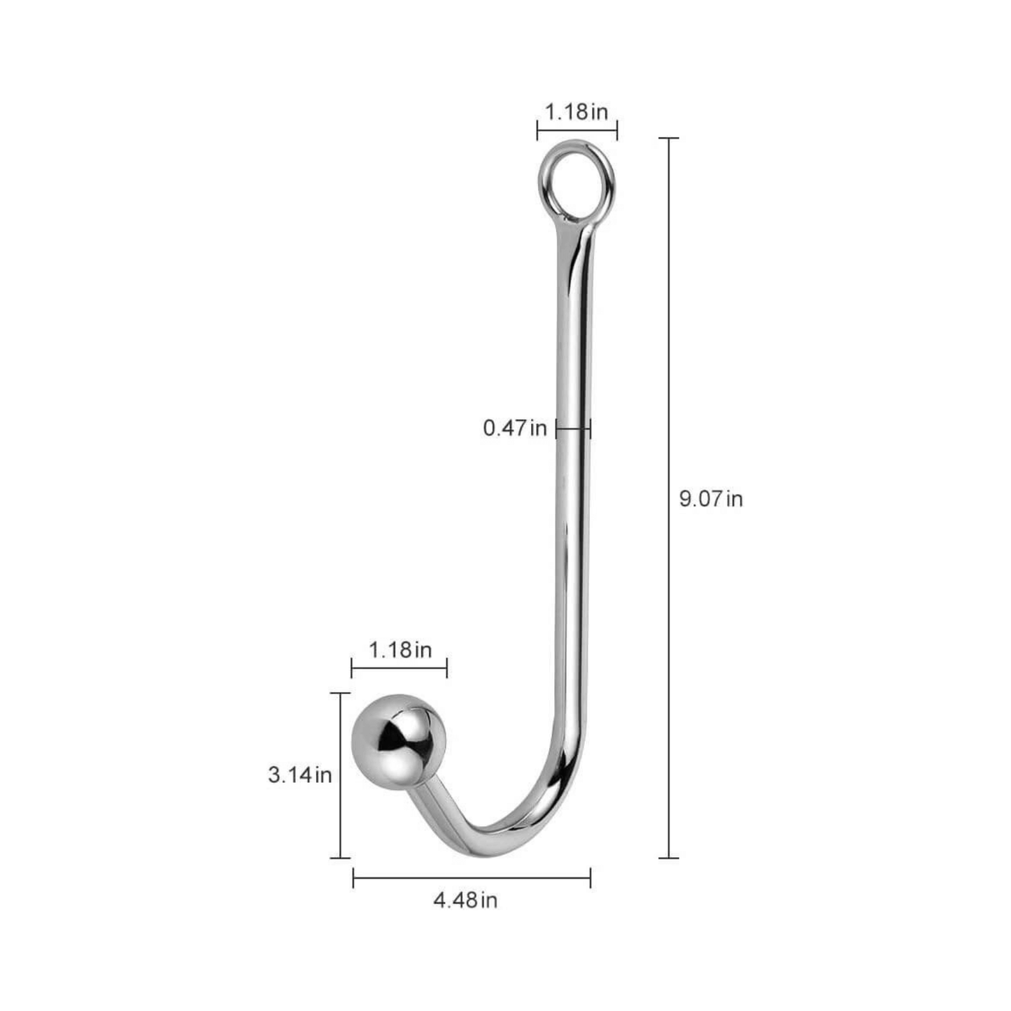 Steel Anal Hook | Club69