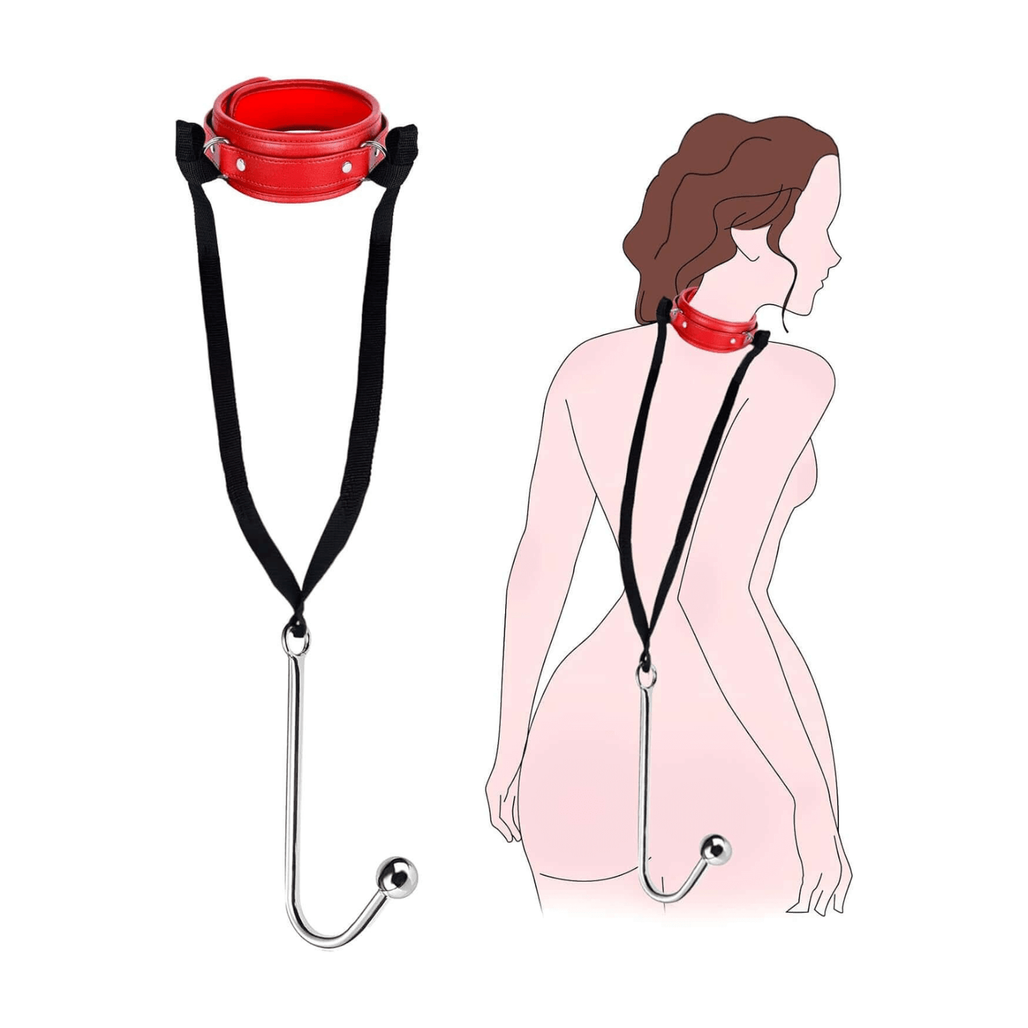 Leather Collar w/ Anal Probe | Club69