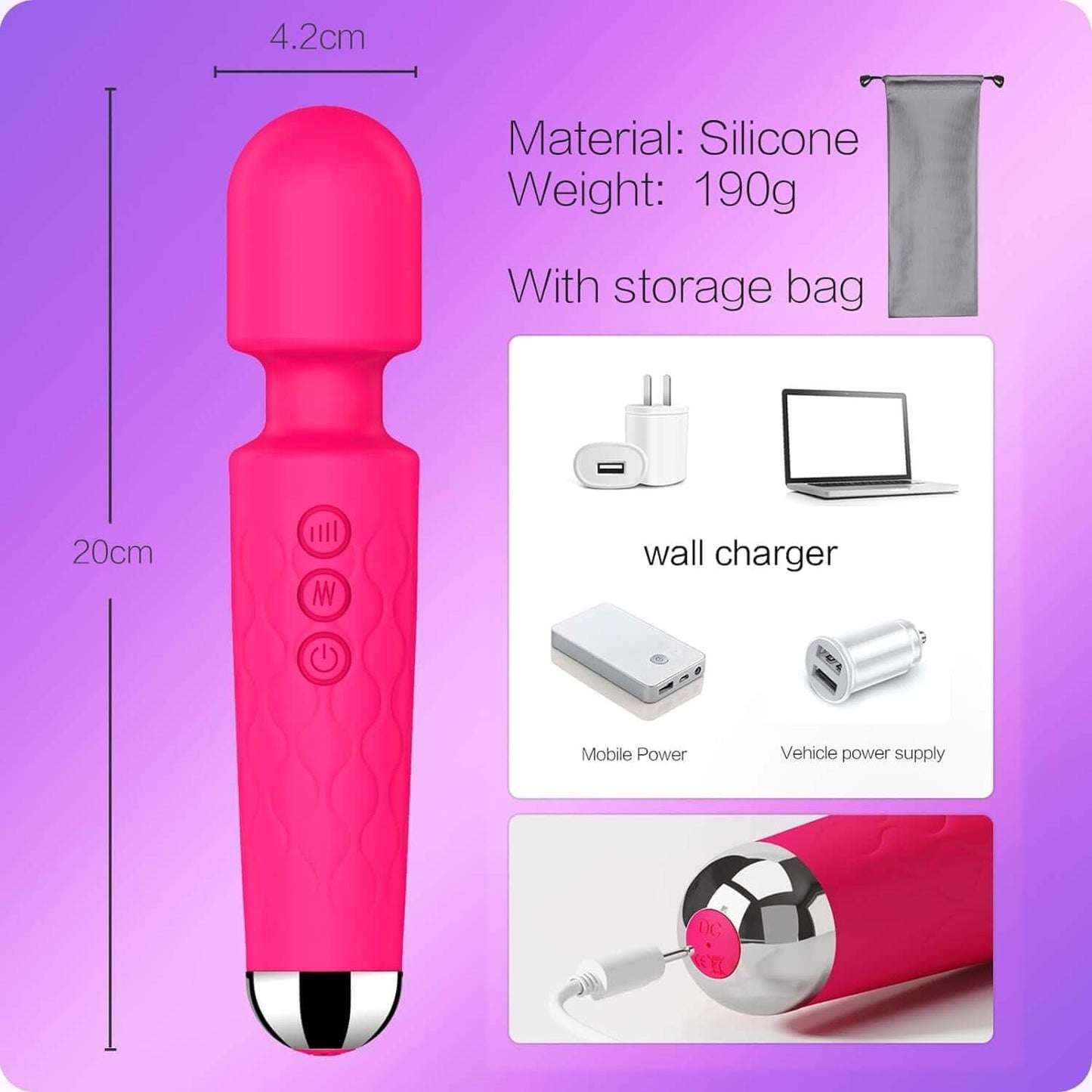 Adult Vibrating Wand for her Pleasure