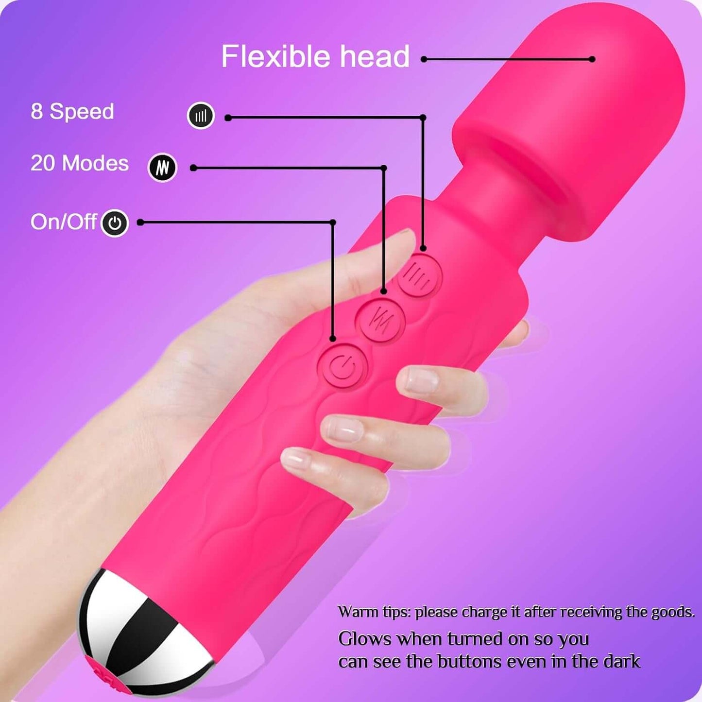 Adult Vibrating Wand for her Pleasure