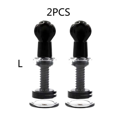 Breast Nipple Sucker of 4 Sizes Sexy Breast Massage Clip Enhancement Vacuum Pump Sucker Breast Enlarger Vibrating Sex Adults Toy