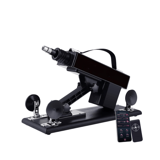 Sex Machine with 8 Attachments & Wireless Remote