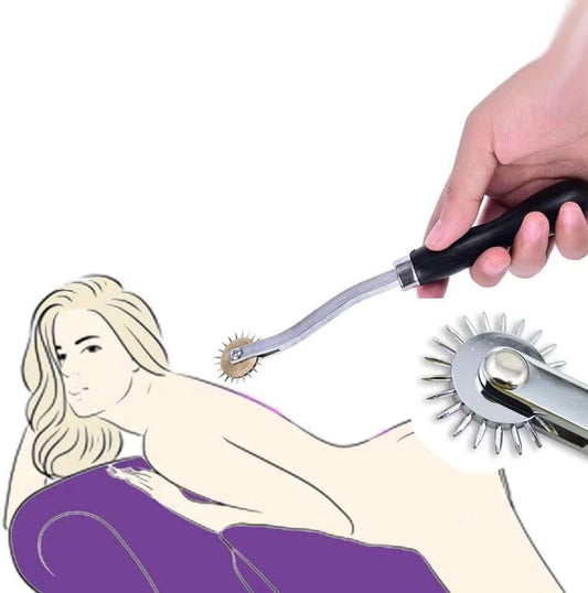 Stainless Steel Pinwheel Breast Spikes Fetish
