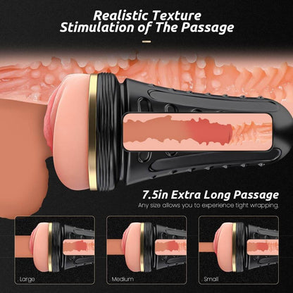 Male Masturbator Realistic Pocket Pussy Toy