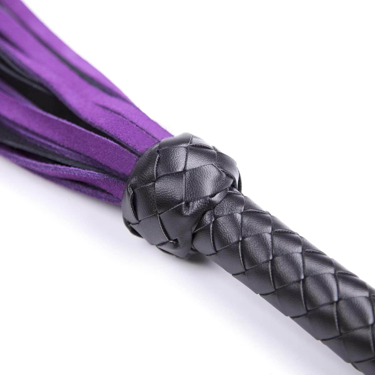 Purple Leather Flogger Fetish 