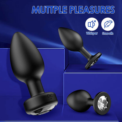 3PCS Silicone Anal Plug Sex Toys Vibrator 