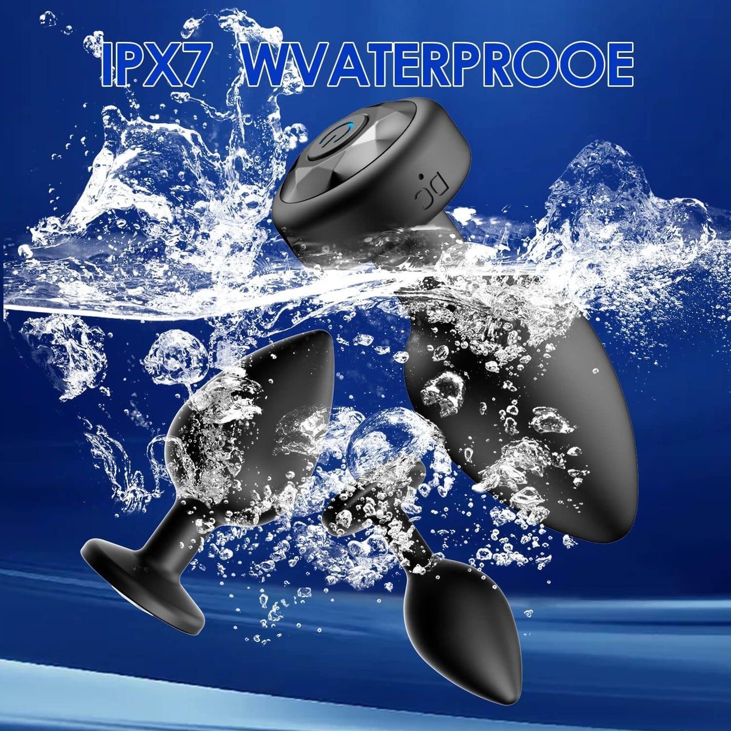 3PCS Silicone Anal Plug Sex Toys Vibrator 