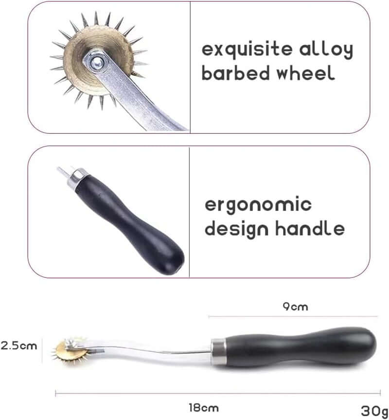 Stainless Steel Pinwheel Breast Spikes Fetish
