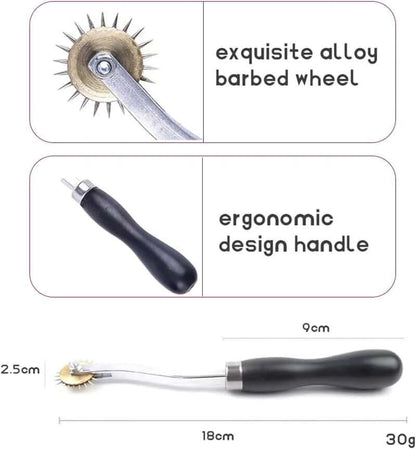 Stainless Steel Pinwheel Breast Spikes Fetish
