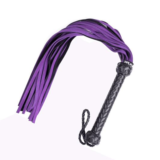 Purple Leather Flogger | Club69