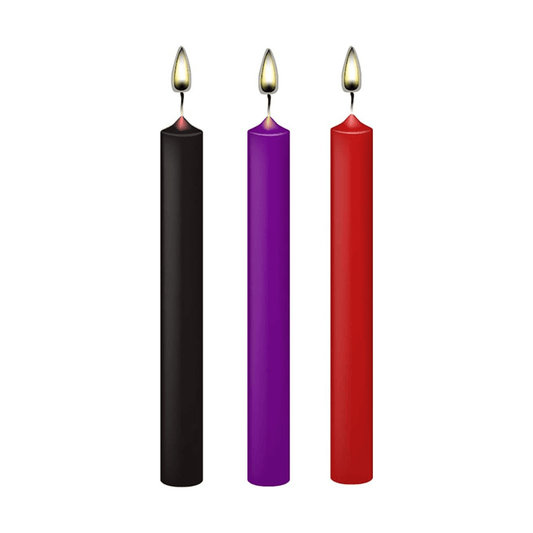 Low Temperature Wax Play Candles - 3 Pack