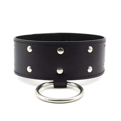 New Neck Locking Padded Posture Collar Leather Sex Collar with Steel Chain Leash Sex Toys for Couple Sex Products SM Appliance